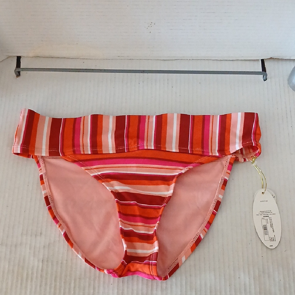 Mynah Striped Bikini Bottom